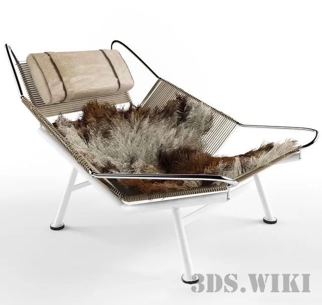 furniture – Chair Flag Halyard 3D Model