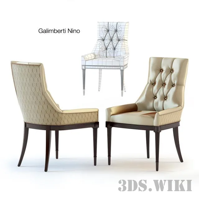 furniture – Chair Galimberti Nino Gera GN457 3D Model