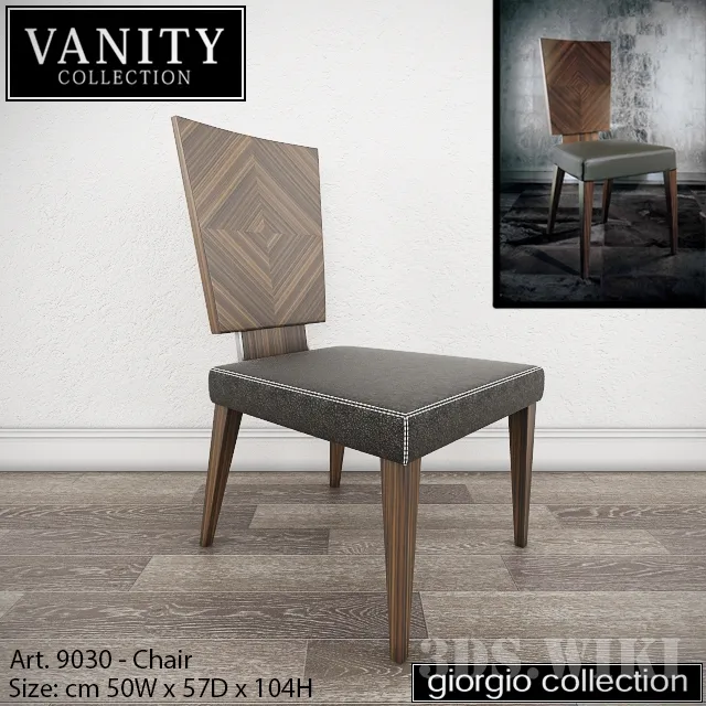 furniture – Chair GIORGIO COLLECTION Vanity – Art. 9030 3D Model