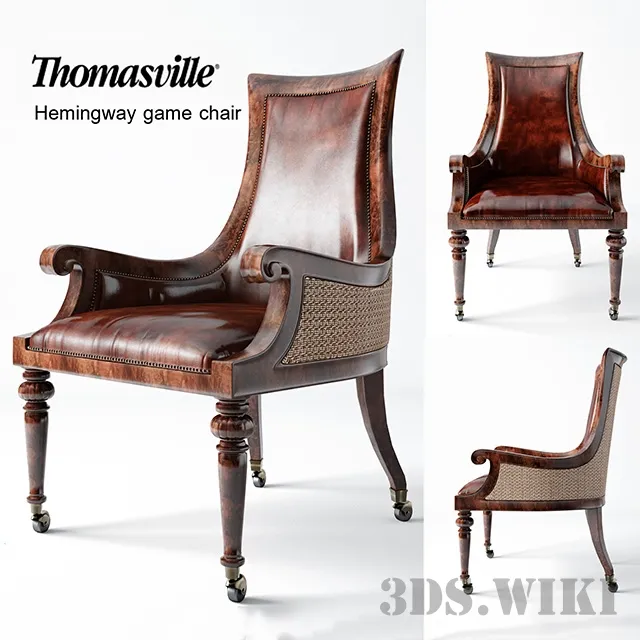 furniture – Chair Hemingway Game 3D Model