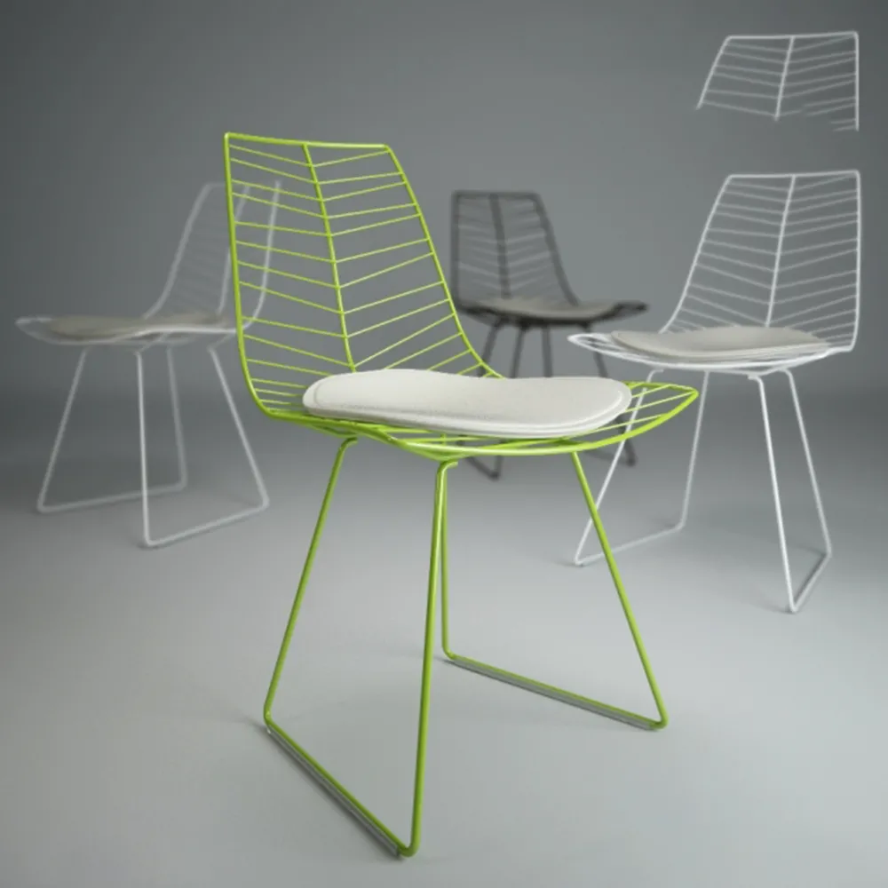 furniture – Chair Leaf – sled from Lievore 3D Model