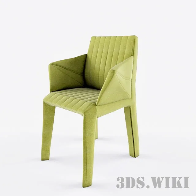 furniture – Chair LIGNE ROSET Imbottiti Facett 3D Model