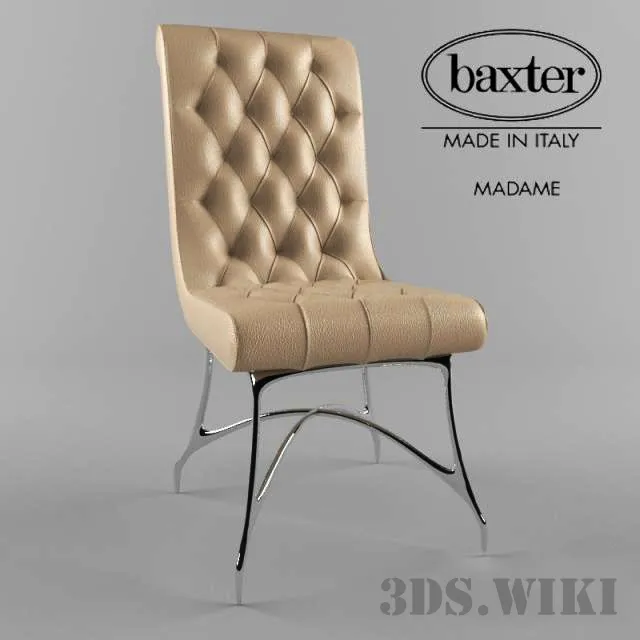 furniture – Chair Madame Baxter 3D Model