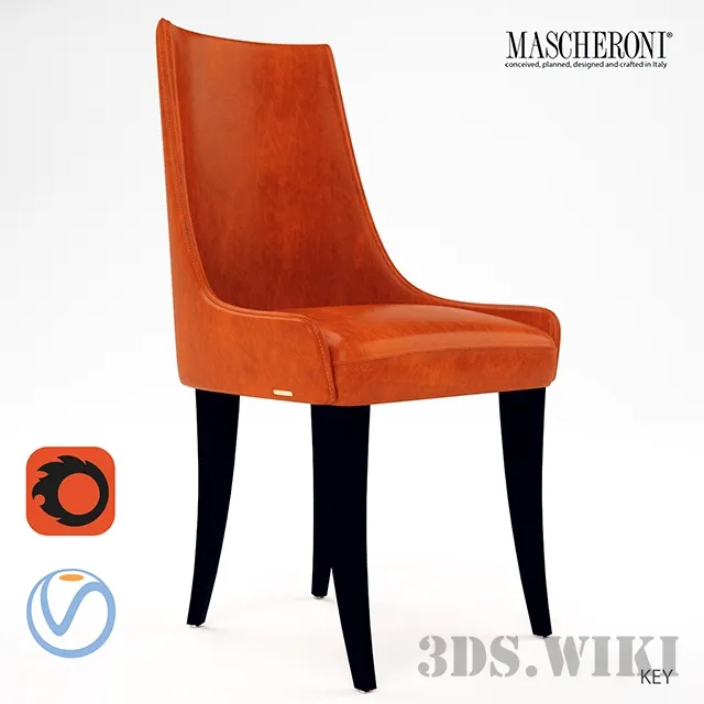 furniture – Chair MASCHERONI Key 3D Model