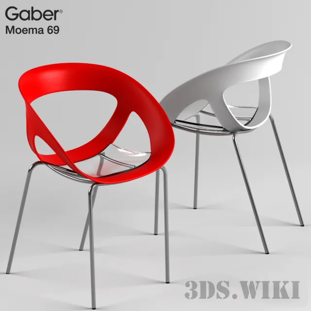 furniture – Chair MOEMA 69 By GABER 3D Model