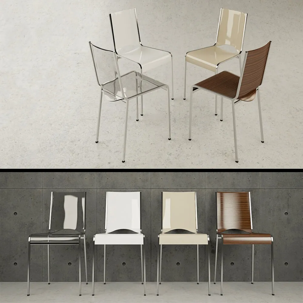 furniture – Chair Ozzio Kai S400 3D Model