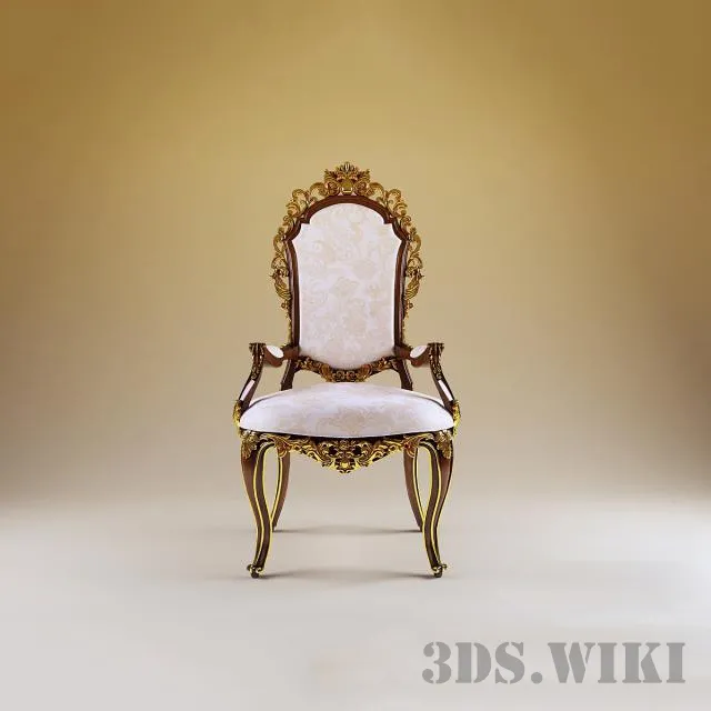 furniture – Chair Paolo Lucchetta Baroque 3D Model