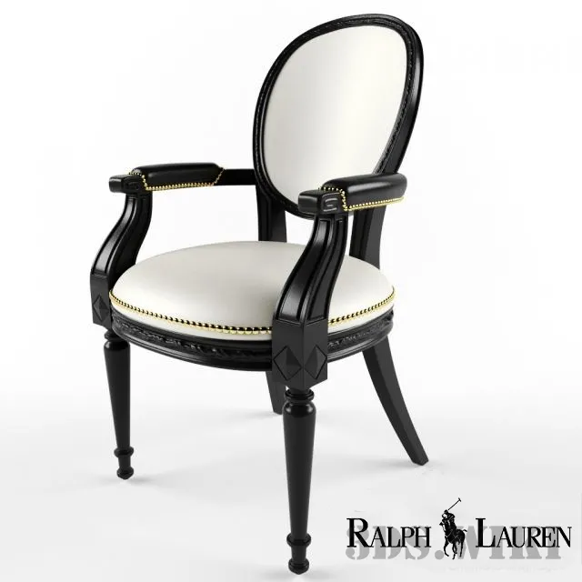furniture – Chair Ralph Lauren One Fifth Paris 3D Model