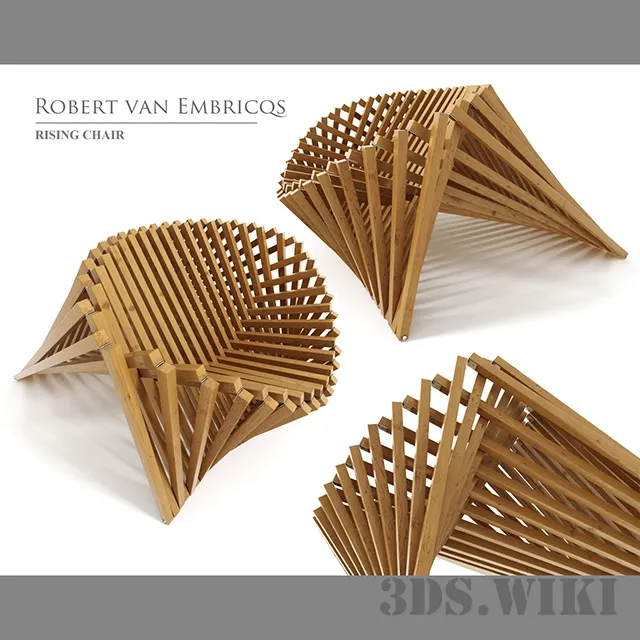 furniture – Chair Rising by Robert van Embricqs 3D Model