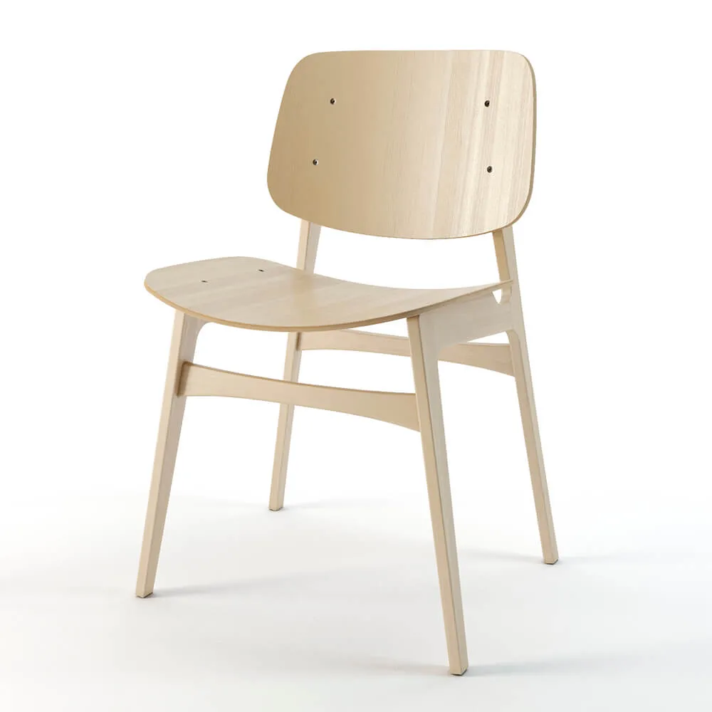 furniture – Chair Soborg By FREDERICIA FURNITURE 3D Model