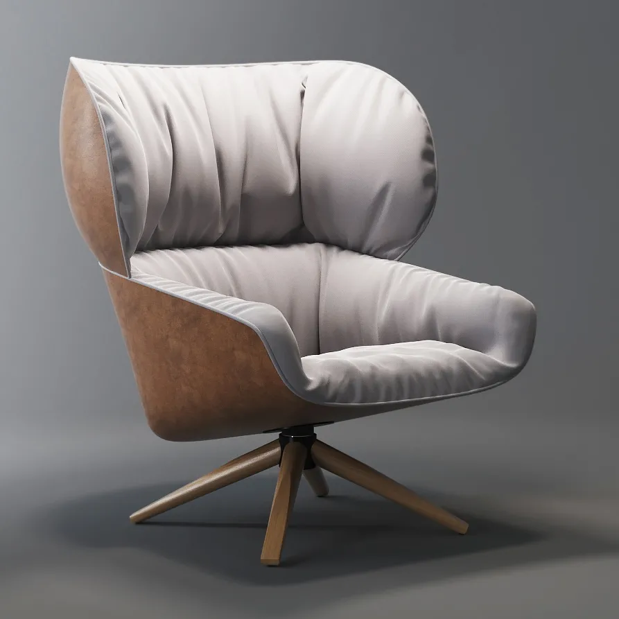 furniture – Chair TABANO (B&B Italia) 3D Model