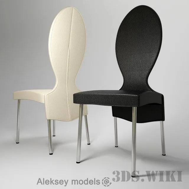 furniture – Chair Tonin Casa / Sedia Art. 7258 P70 3D Model