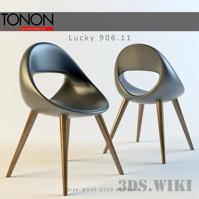 furniture – Chair Tonon Lucky 906.11 3D Model