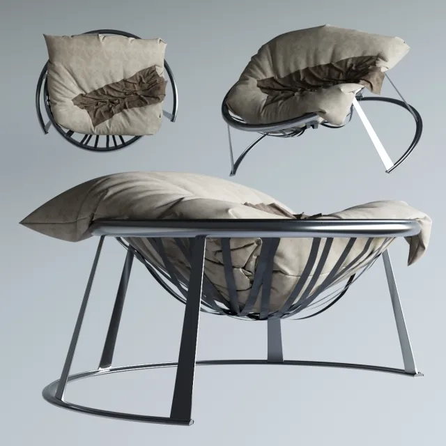 furniture – Chair with pillow 3D Model