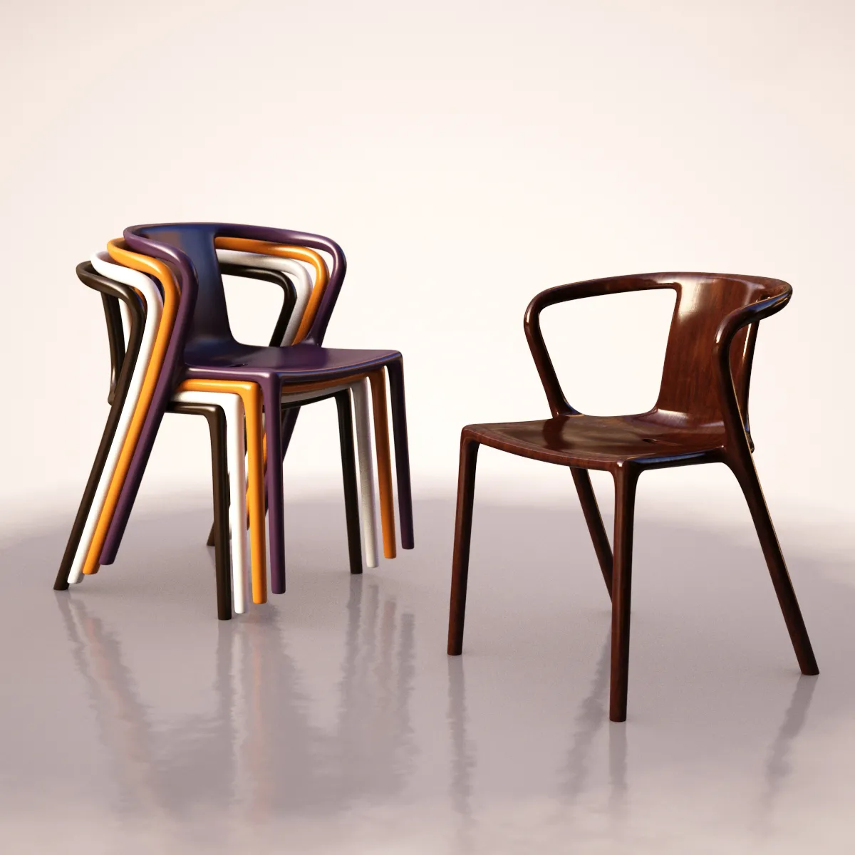 furniture – Chairs Fameg 97 3D Model
