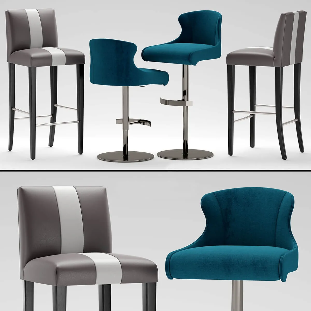 furniture – Chairs roche bobois Tabouret Carioca Steeple 3D Model furniture – Chairs roche bobois Tabouret Carioca Steeple 3D Model