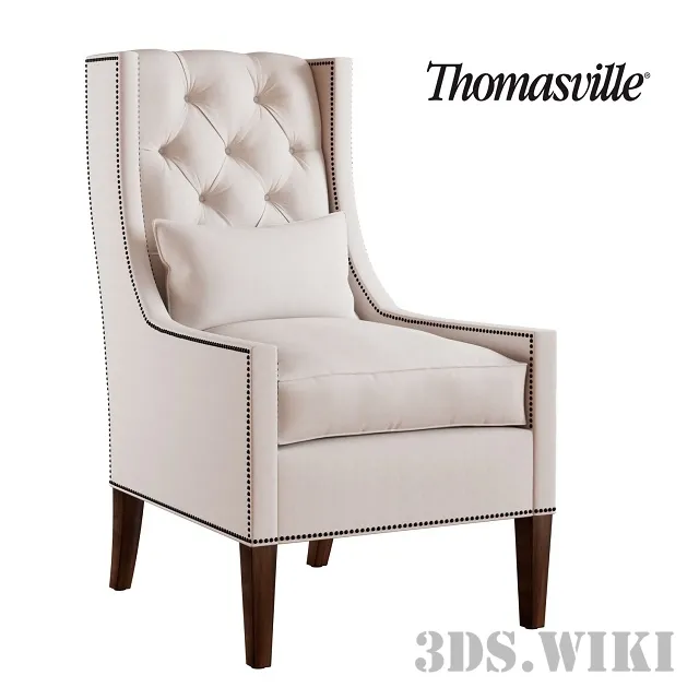 furniture – Chandler Wing Chair by Thomasville 3D Model