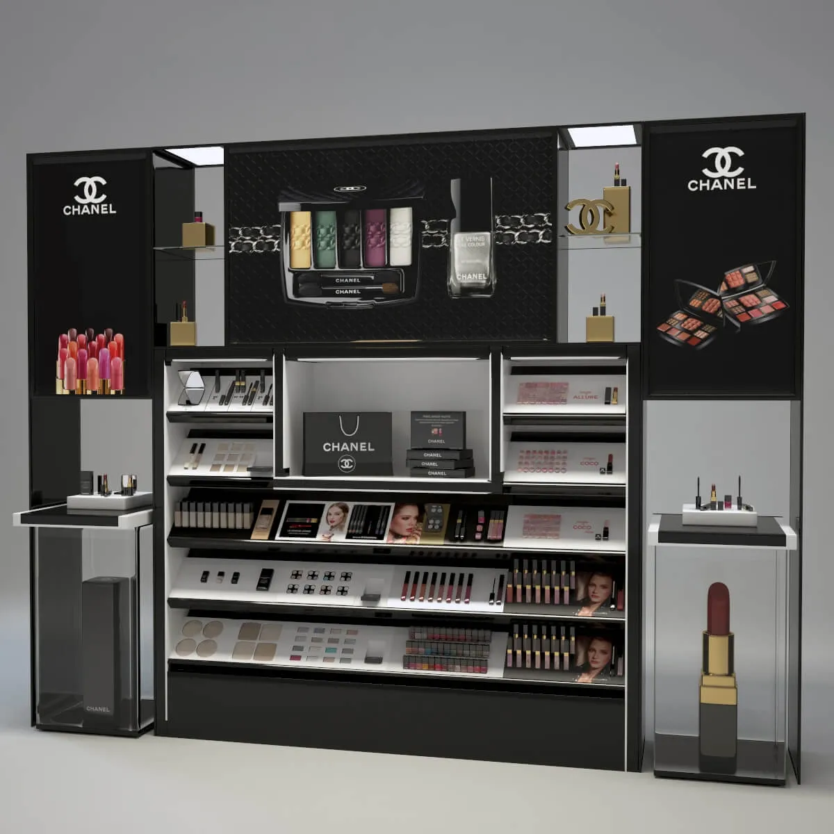 furniture – Chanel Cosmetics Display 3D Model