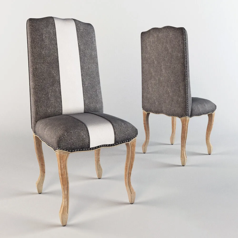 furniture – Charcoal Belmond chair 3D Model
