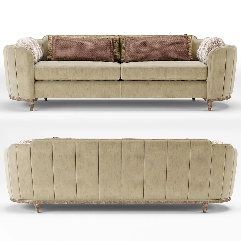 furniture – Cherish Round Barrel Beige Velvet sofa 3D Model furniture – Cherish Round Barrel Beige Velvet sofa 3D Model