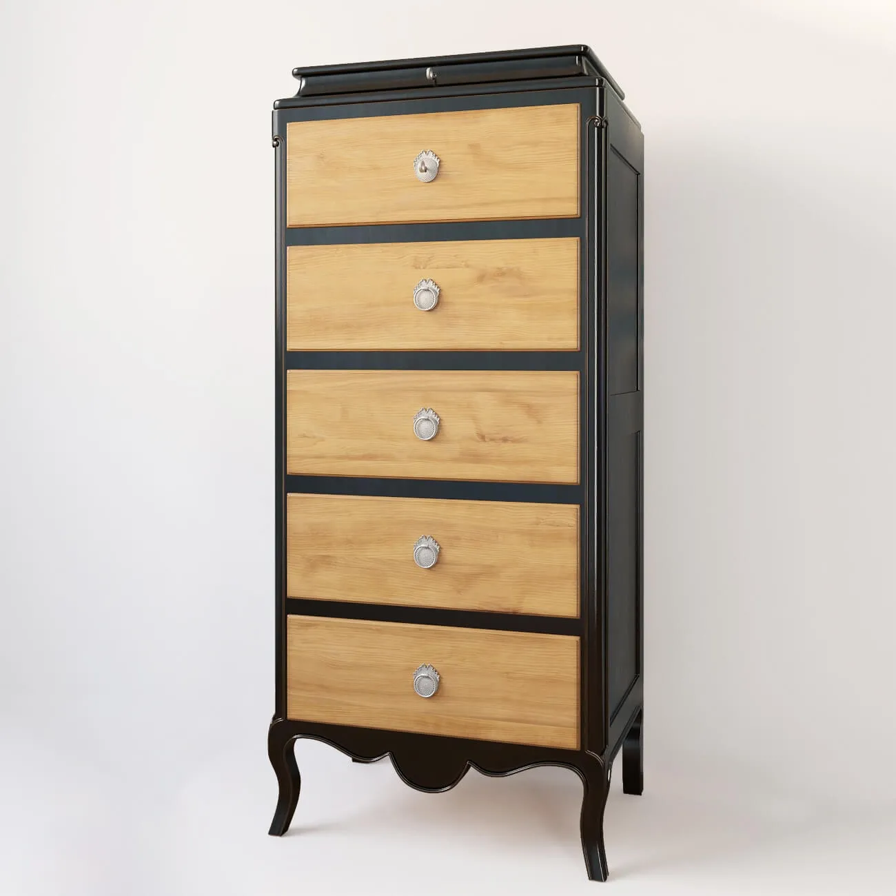 furniture – Chest AM Classic Pompadour 3D Model furniture – Chest AM Classic Pompadour 3D Model