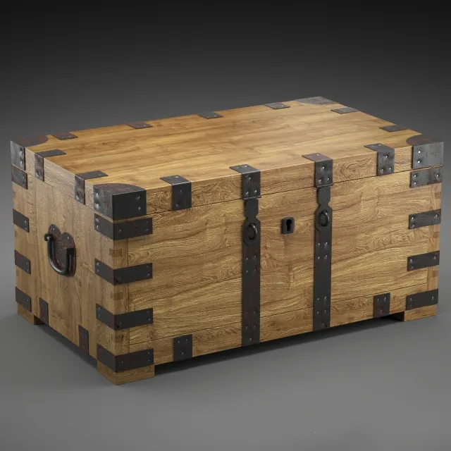 furniture – Chest- coffee table 3D Model