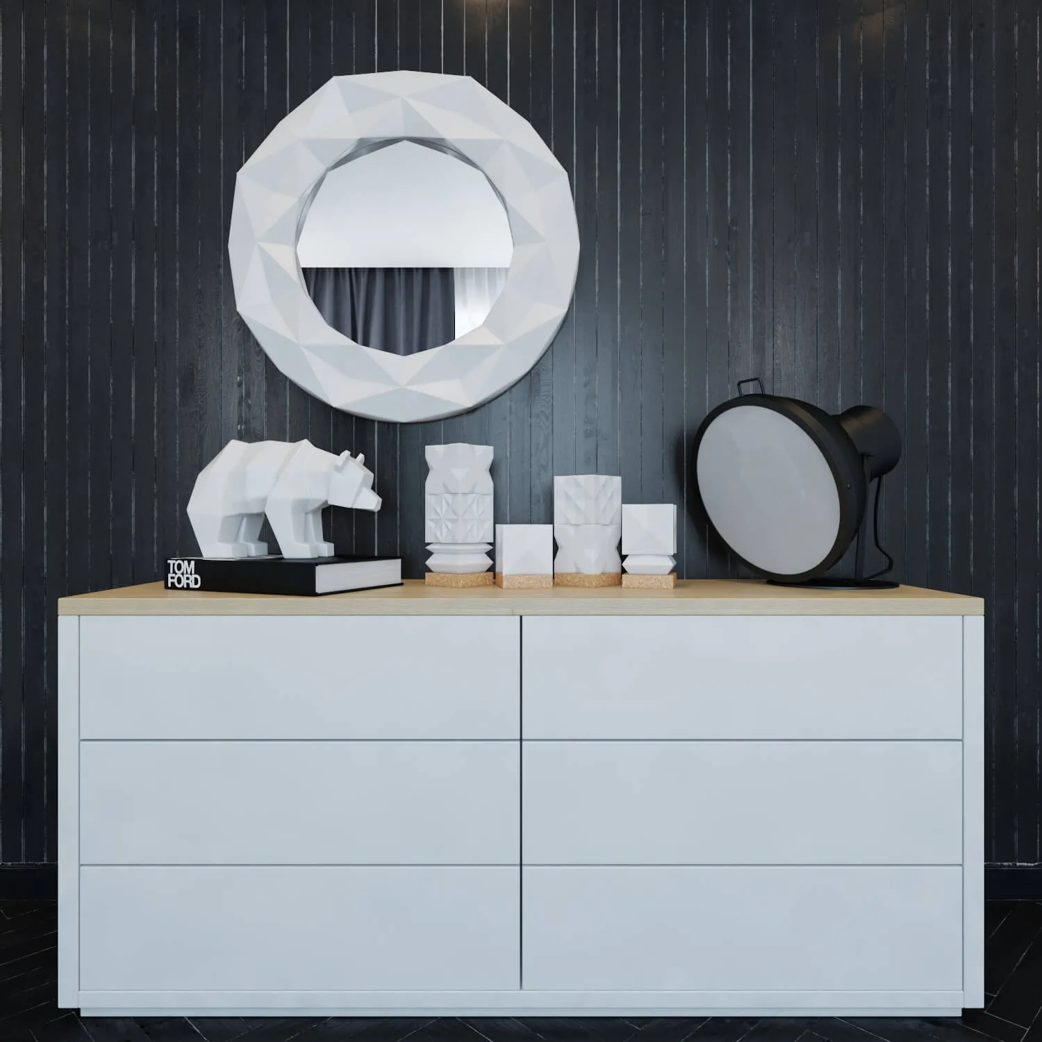 furniture – Chest decoration Maisons du Monde 3D Model furniture – Chest decoration Maisons du Monde 3D Model