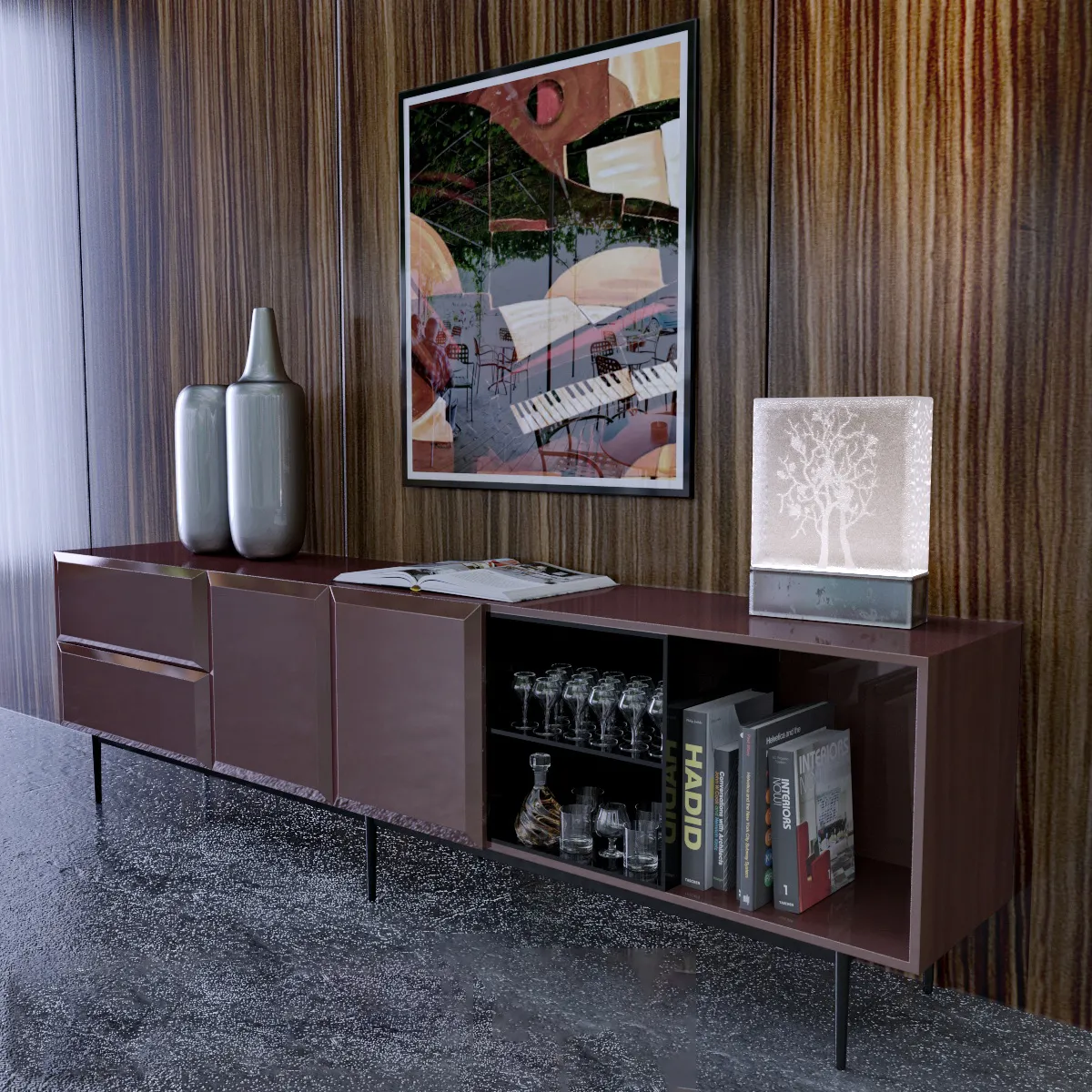 furniture – Chest of drawer by Moxie 8 3D Model furniture – Chest of drawer by Moxie 8 3D Model