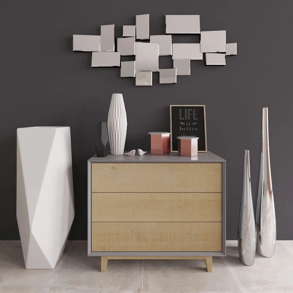 furniture – Chest of drawer with decor Maisons du Monde 3D Model furniture – Chest of drawer with decor Maisons du Monde 3D Model