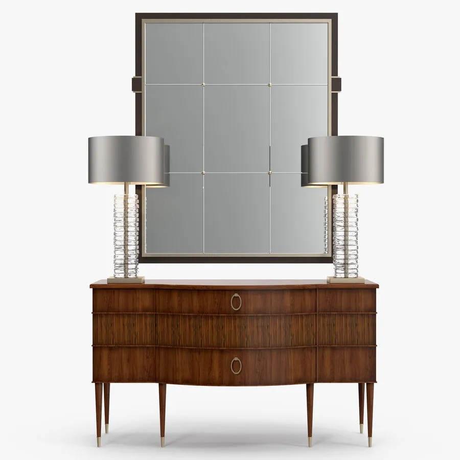 furniture – Chest of drawer with table lamp 4 3D Model furniture – Chest of drawer with table lamp 4 3D Model