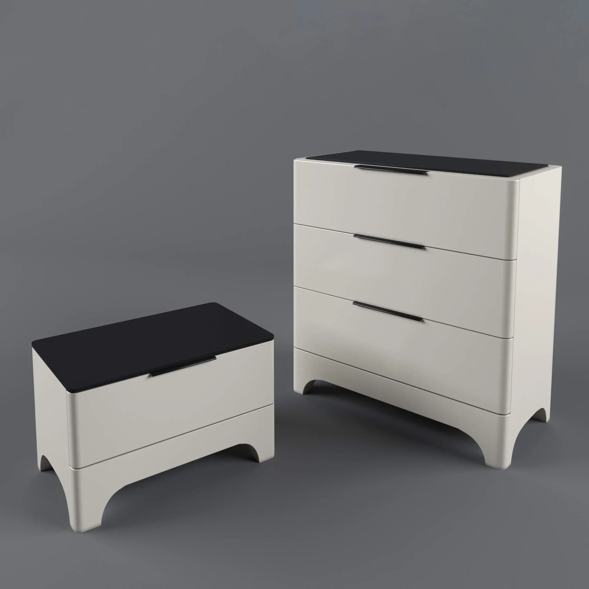 furniture – Chest of drawers and bedside table Tango 3D Model furniture – Chest of drawers and bedside table Tango 3D Model
