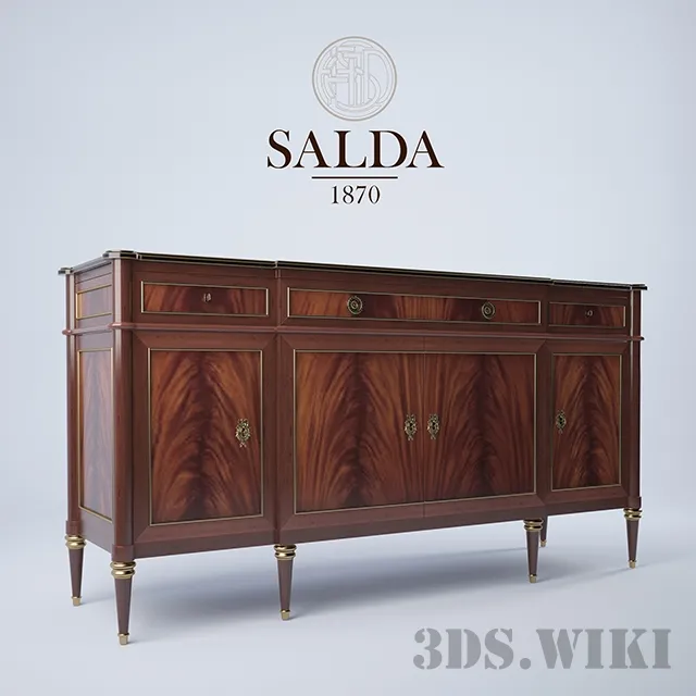 furniture – Chest of drawers SALDA ARREDAMENTI 8614 3D Model