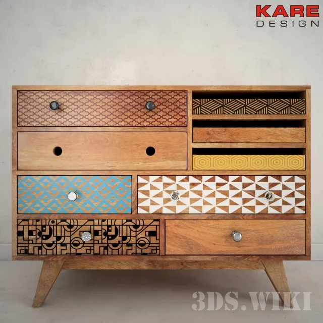 furniture – Chest of drawers “Soleil” 3D Model