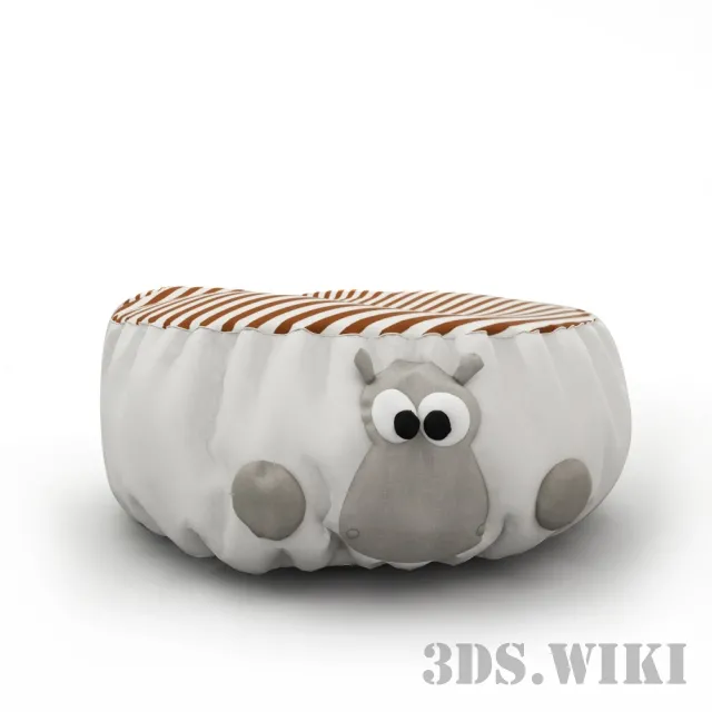 furniture – Children’s ottoman 3D Model furniture – Children’s ottoman 3D Model