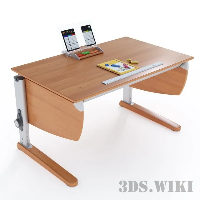 furniture – Children’s Writing Desk Moll Intero Classic 3D Model