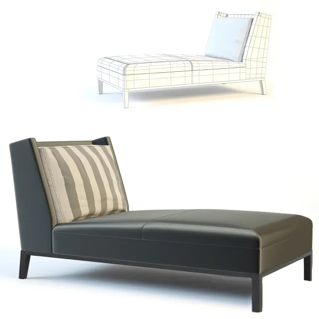 furniture – Christian Liaigre Latin Chaise 3D Model