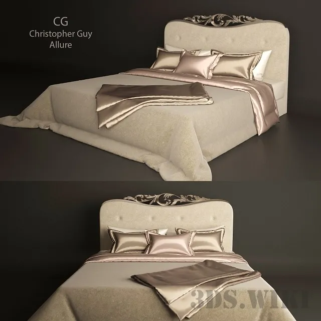 furniture – Christopher Guy Allure Bed 3D Model furniture – Christopher Guy Allure Bed 3D Model