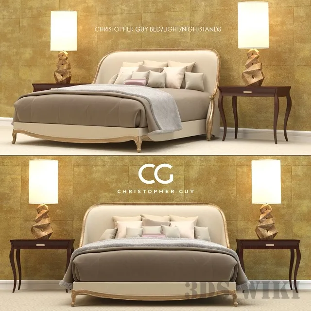 furniture – Christopher Guy Bedroom Set 3D Model furniture – Christopher Guy Bedroom Set 3D Model