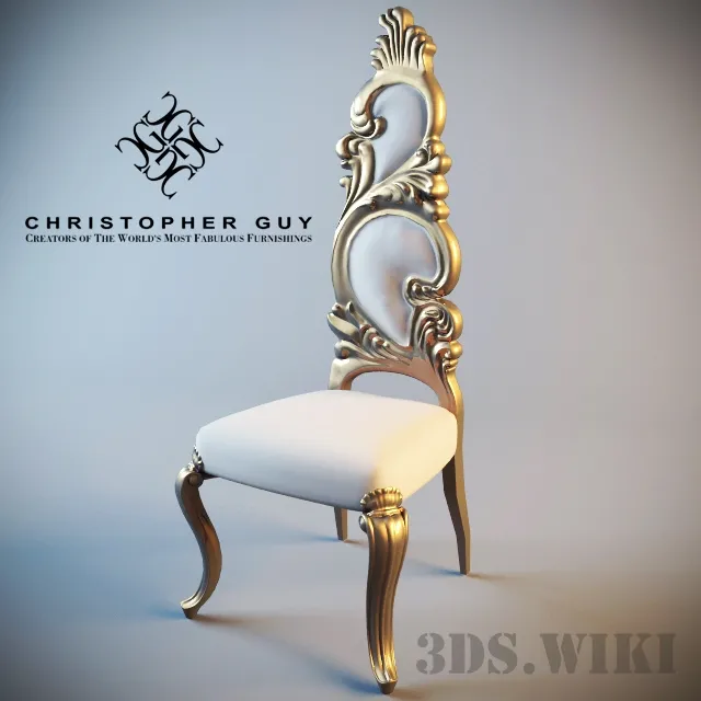 furniture – Christopher Guy Flame High Back Chair 3D Model