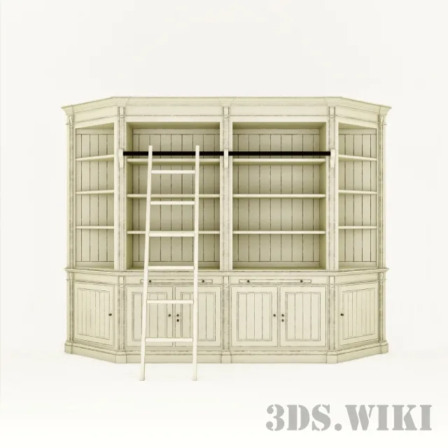 furniture – Cigar Brown Library of Athens 3D Model furniture – Cigar Brown Library of Athens 3D Model