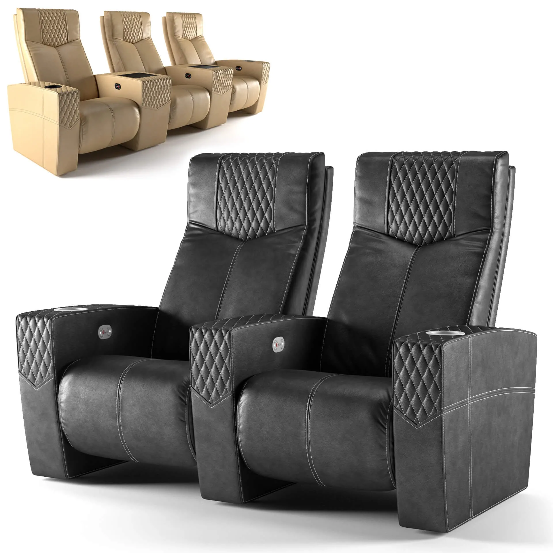furniture – Cineak ferrier seating 3D Model