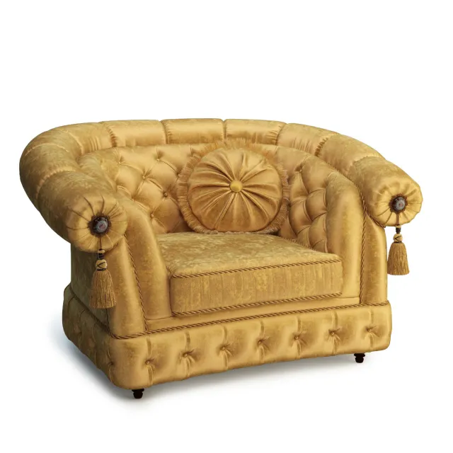 furniture – Classic armchair 03 3D Model