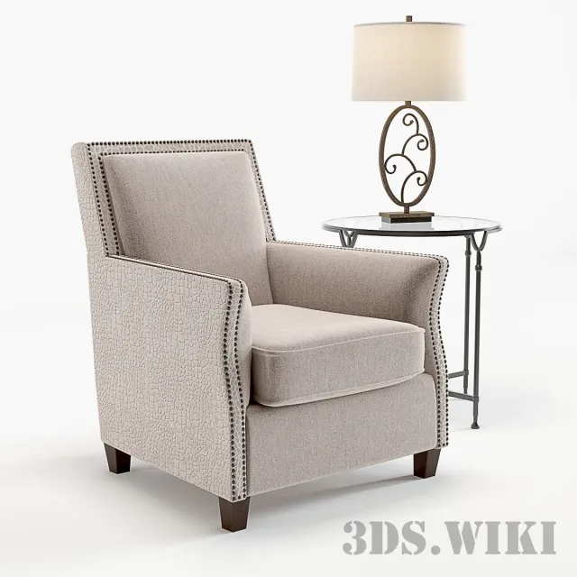 furniture – Classic armchair 3D Model