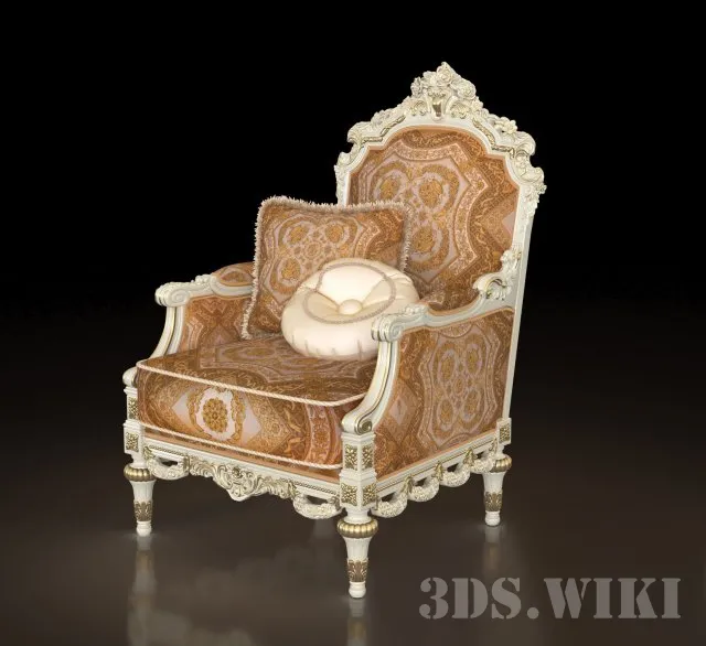 furniture – Classic armchair 3D Model