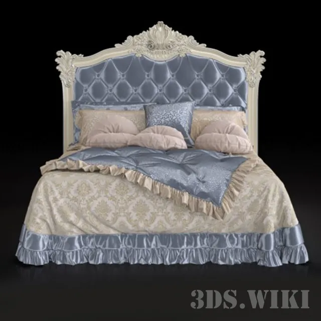 furniture – Classic bed 3D Model furniture – Classic bed 3D Model