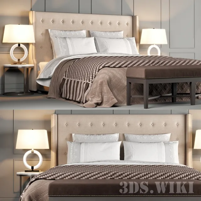 furniture – Classic bed 3D Model furniture – Classic bed 3D Model