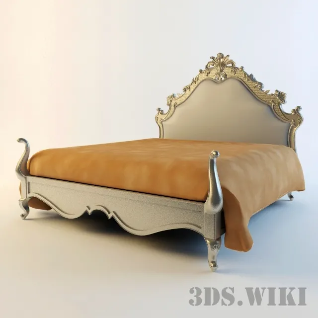 furniture – Classic bed 3D Model