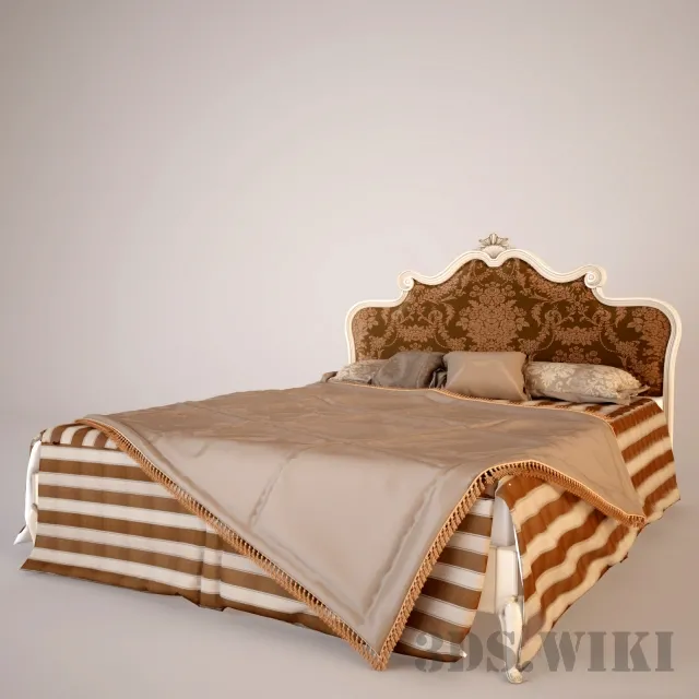 furniture – Classic Bed Angelo Cappellini 3D Model
