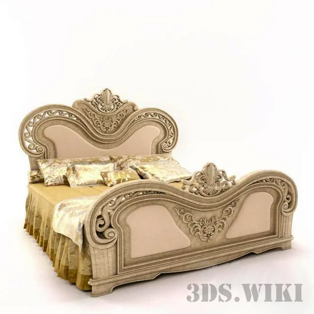 furniture – Classic bed Verona 3D Model furniture – Classic bed Verona 3D Model