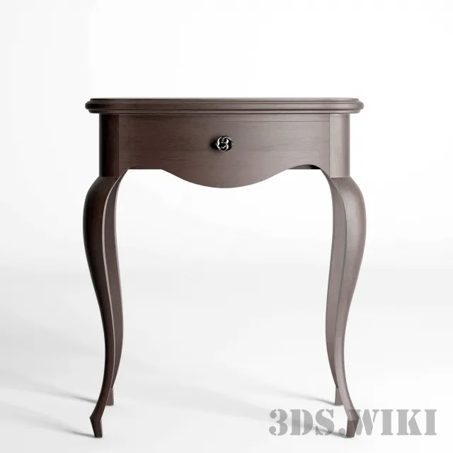 furniture – Classic bedside table 3D Model